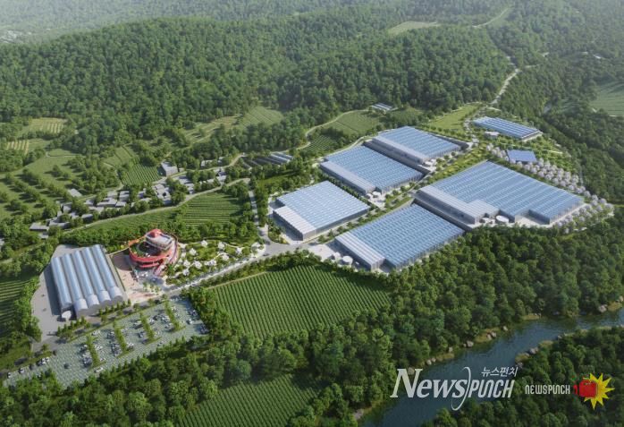 율건축 무주군 스마트팜 단지조성(실시설계) 2차_조감도_