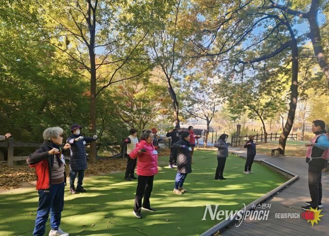 바르게걷기 활동 모습