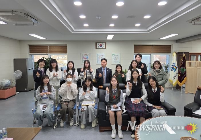 제천교육지원청, 학생참여위원회‘교육장과의 대화’시간 운영