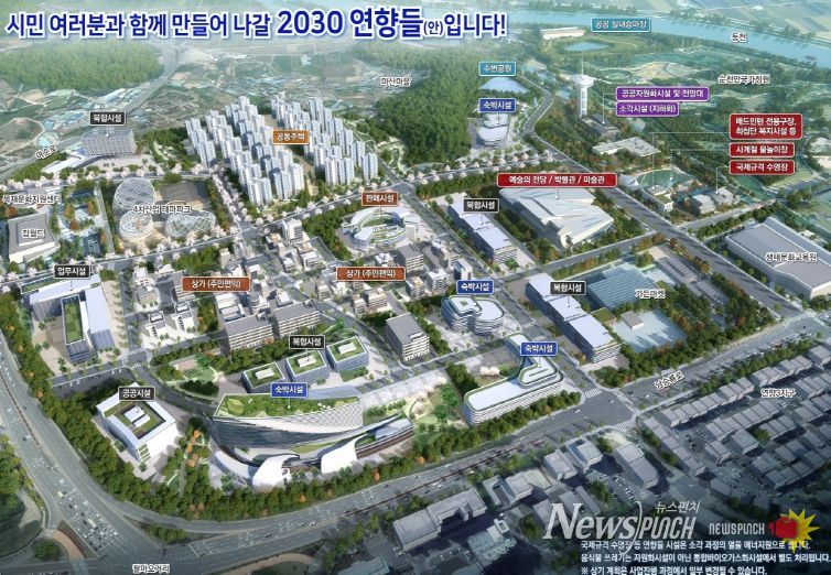 순천시 연향들 도시개발사업 조감도