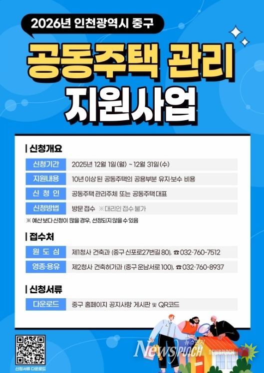 인천 중구, 공동주택 관리지원