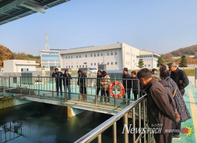 청주시 남일면 이장단, 지북정수장 견학