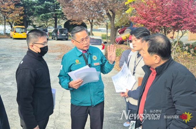 문석주 의원, 북구 산업로 내 지선관로 부설공사 관련 현장점검