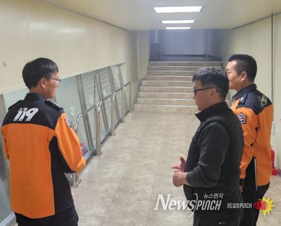 해남소방서, 겨울철 대비 주요 산업시설 관서장 현장 지도방문 실시