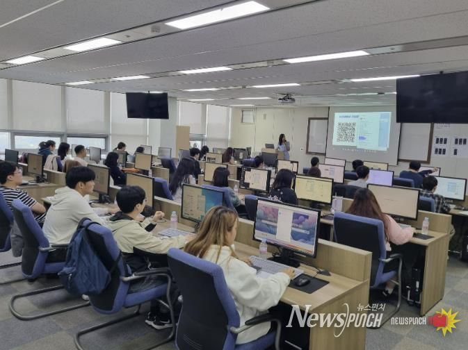 지난해 성남시 청년 희망 인턴 사업 참여자 직무교육 때