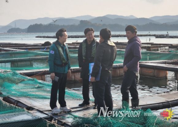 어류양식장의 한파 대비 상황 사전 점검