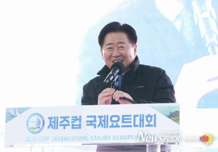2025 제1회 제주컵 국제요트대회 개회식 참석한 오영훈 지사