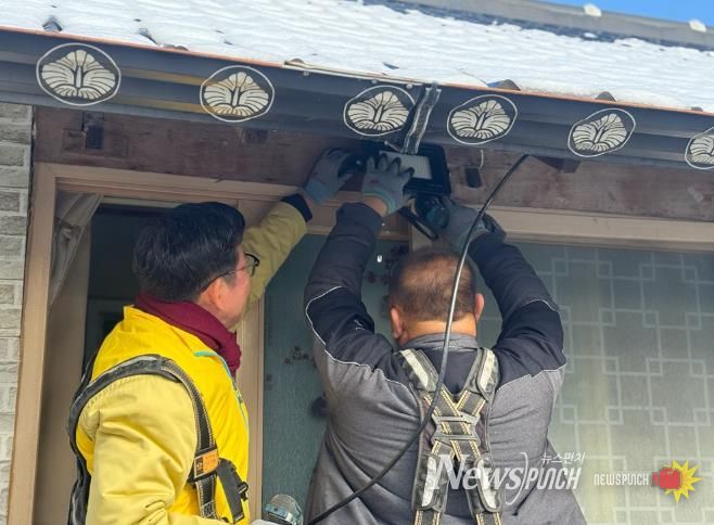 정화영 부안군 부군수, 혹한기 복지위기가구 현장 행정 실시