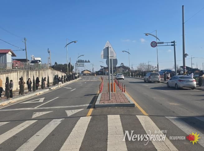 김제시 어두운 거리 경관조명 설치로 희망의 메시지 전달