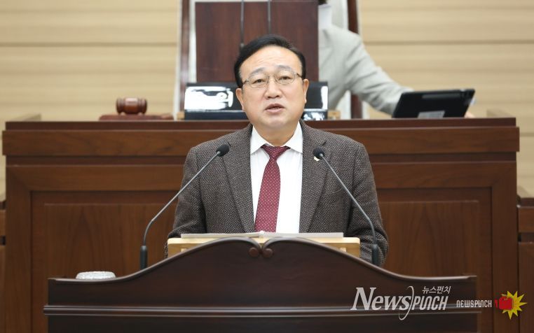 김학엽의원, 구정질문 통해 주민 생존권·건강권 보호 위한 명확한 철회 입장 요구