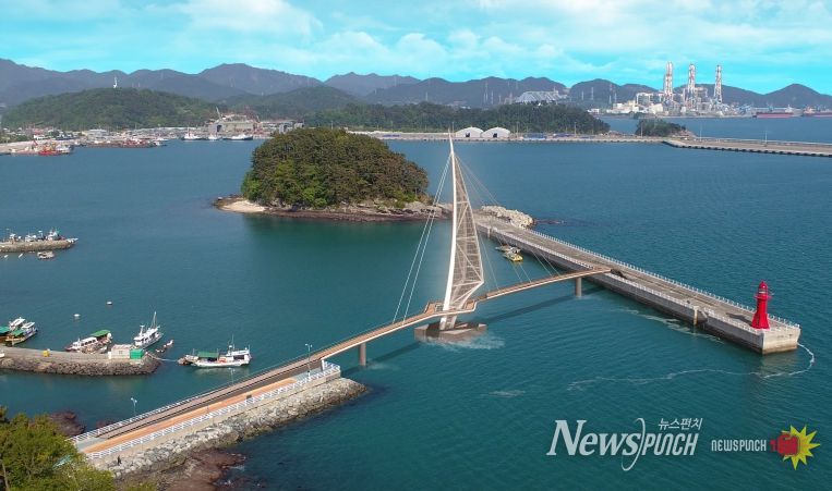 사천 무지개교 조감도