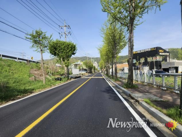 용인특례시 처인구 포곡읍이 지역내 10개 주요 도로 재포장 공사를 마무리했다.