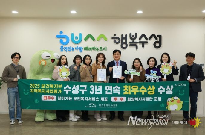 2025년 보건복지부 지역복지사업 평가 최우수상 등 3년 연속 2관왕 수상