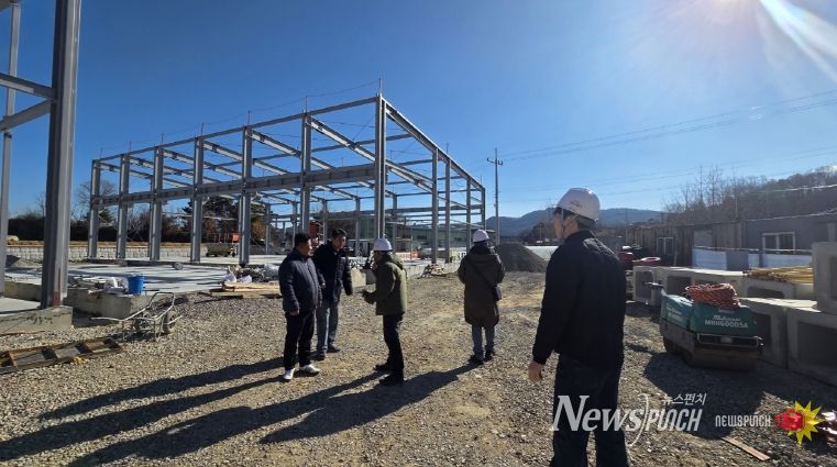 칠곡군, 동절기 화재 대비 건축공사장 안전 점검 실시