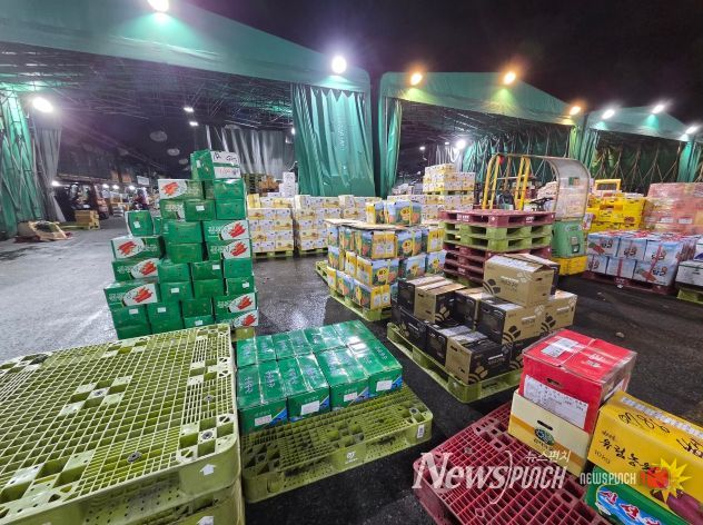 ‘제값 받는 제주 농산물’제주시, 가락시장서 유통 현장 점검