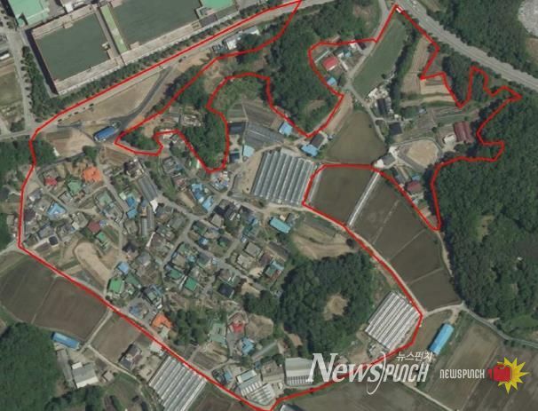 구암지구 위치도