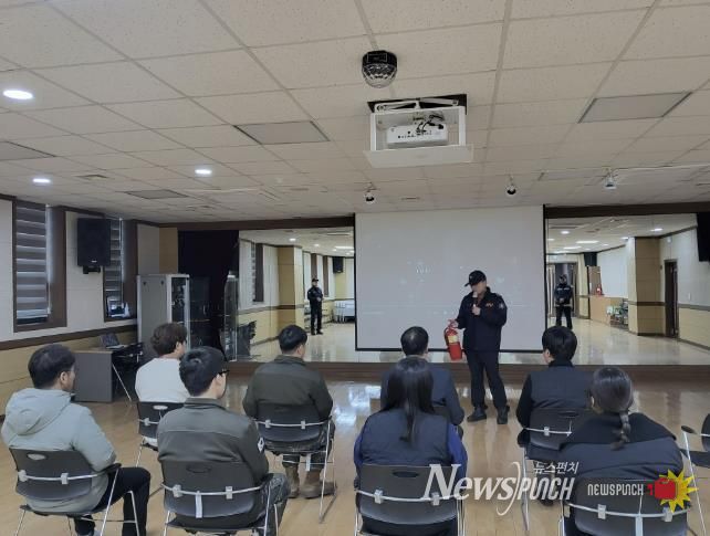 동두천시 상패동 행정복지센터, 동두천소방서와 합동 소방훈련 실시