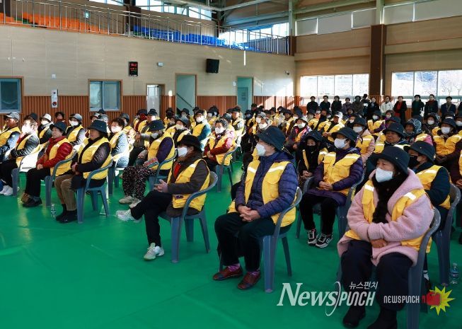 울진군 근남면, 노인일자리사업 해단식 및 소양교육