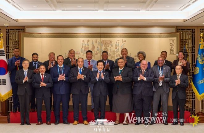 태평양도서국 외교장관 단체 접견(대통령실)