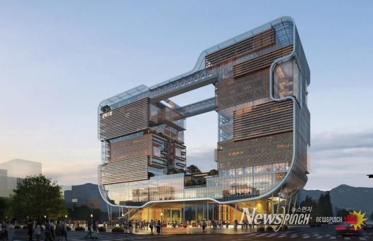 강북구청 신청사 조감도