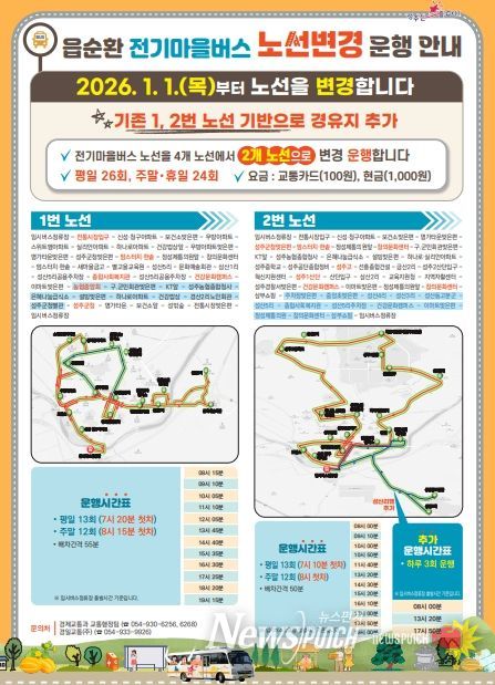 성주군 대중교통, 더 효율적이고 안전해집니다!