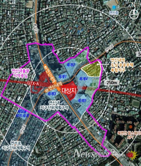 위치도 (은평구 불광동 380-20번지 일대)