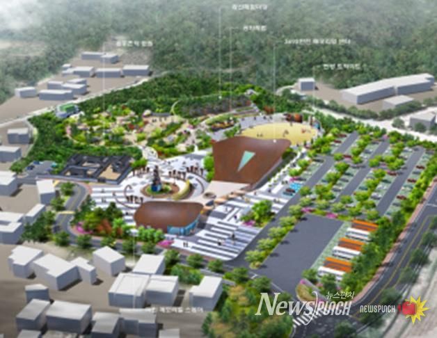 한천탄광 생활권(능주면) 관광거점개발 사업 조감도