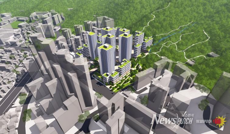 면목 9구역 조감도