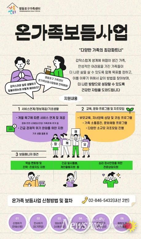 온가족 보듬사업 홍보 포스터