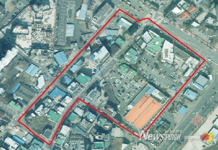 덕계5지구 항공사진