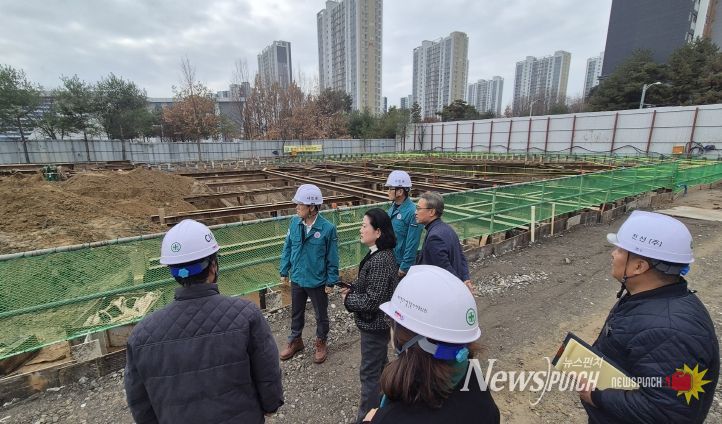 음성교육지원청, 겨울철 교육시설 공사현장 안전점검