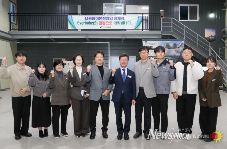 광양시, 이차전지 스타트업 스케일업 실증 현장 방문