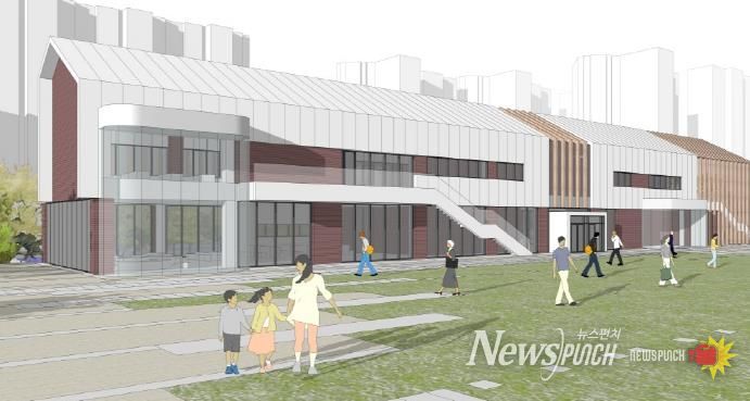 충주시, 서충주종합사회복지관 설계 공모 당선작 사진