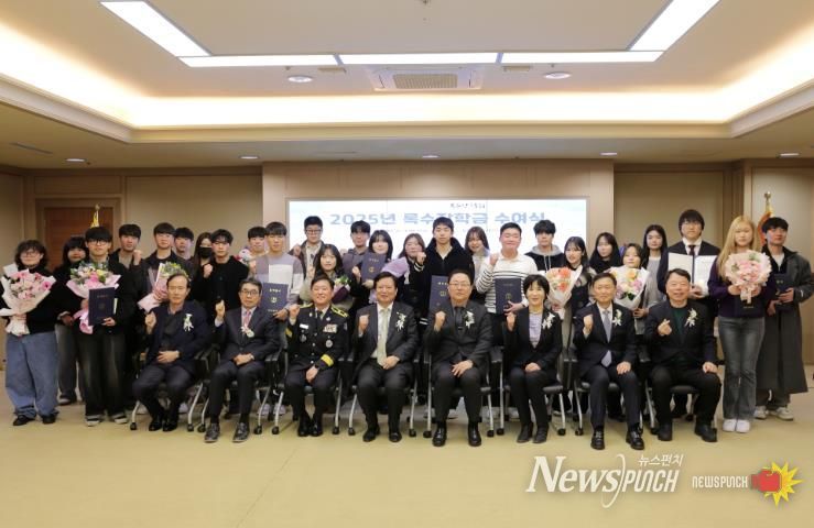 광주광역시 (재)록수장학회, 소방가족 자녀에 장학금 7090만원