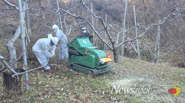 상주시, 영농부산물 파쇄로 산불 제로화에 박차