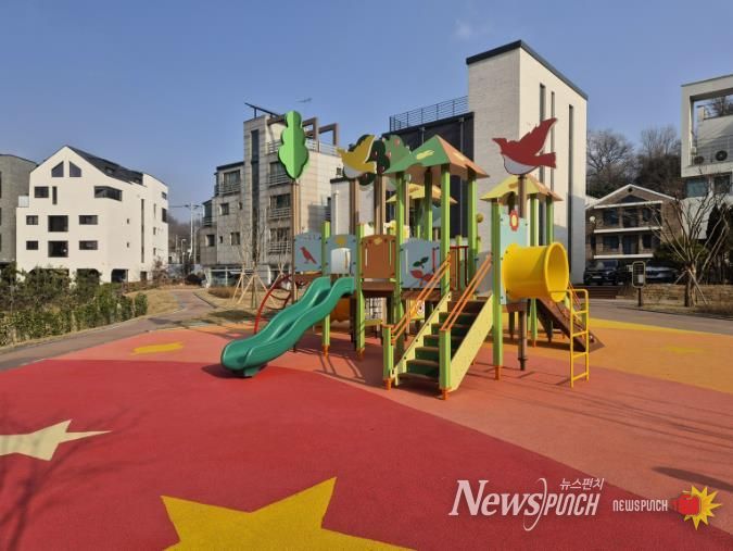 과천시 찬우물 어린이공원 모습