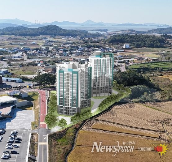 압해읍 사업부지 조감도