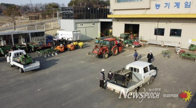 군 농기계임대사업장 전경