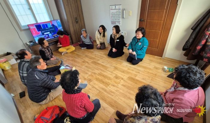 한파 대비 관내 경로당 13개소 방문