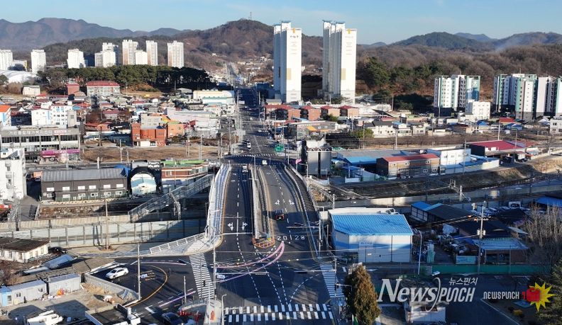 마암과선교 개통 사진