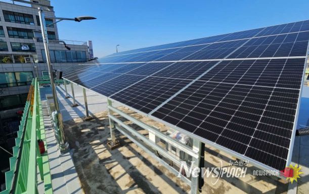 2024년 융복합 태양광설치 사진