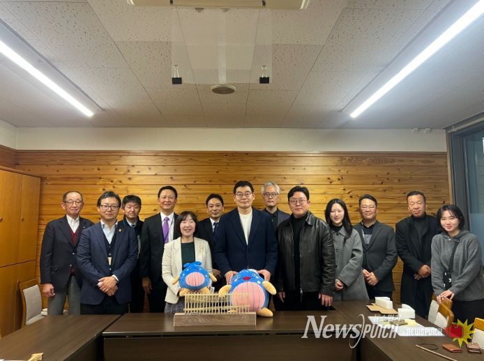 ‘The Wave' 목조 랜드마크 조성 위해 미야자키현 현지 점검