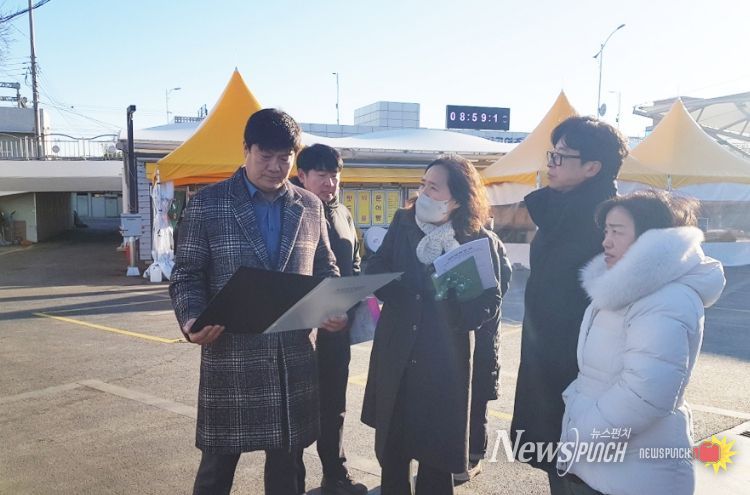 공진혁 운영위원장, 디지털 전광판 설치 대상지 현장 점검