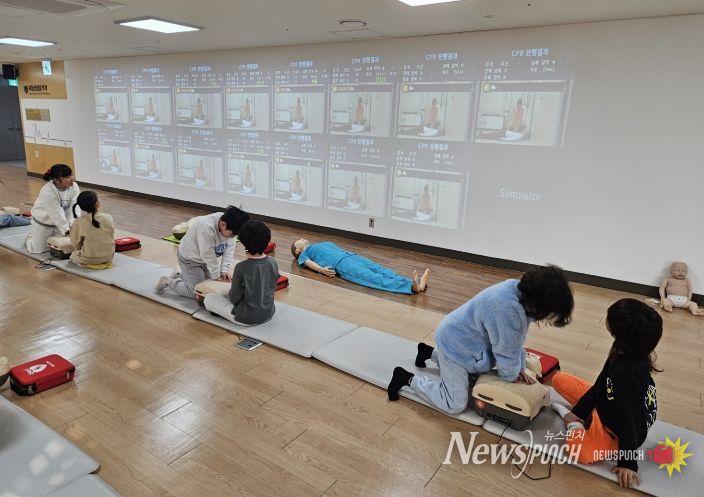 인천동부교육지원청, 거점형 늘봄센터 학생 대상 ‘응급처치 중심 안전 체험 프로그램’ 운영