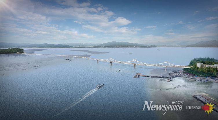 보성군, 2026년 바다가 여는 해양수산 르네상스 본격화_보성벌교갯벌 생태탐방로드 조성사업 3구간 조감도 (장암~해도 다리)
