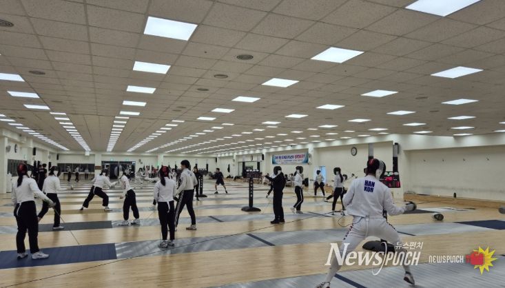 펜싱아카데미 등에서 집중 훈련
