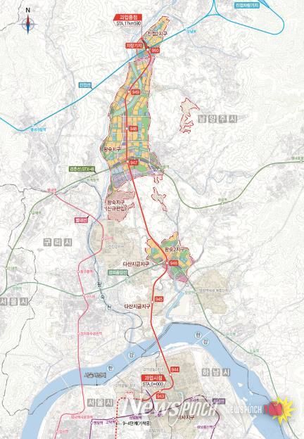 강동하남남양주선 노선도
