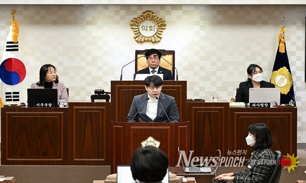 해운대구의회 최명진 의원, 5분 자유발언 ‘마린시티, 개발이익인가 주민의 삶인가?’