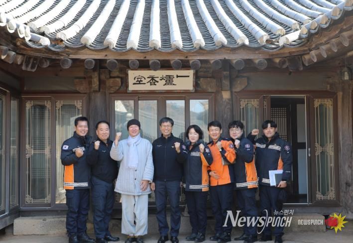 해남소방서, 설명절 대비 전통사찰 화재안전 간담회 실시