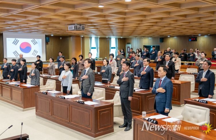 제332회 임시회 제1차 본회의(전경)